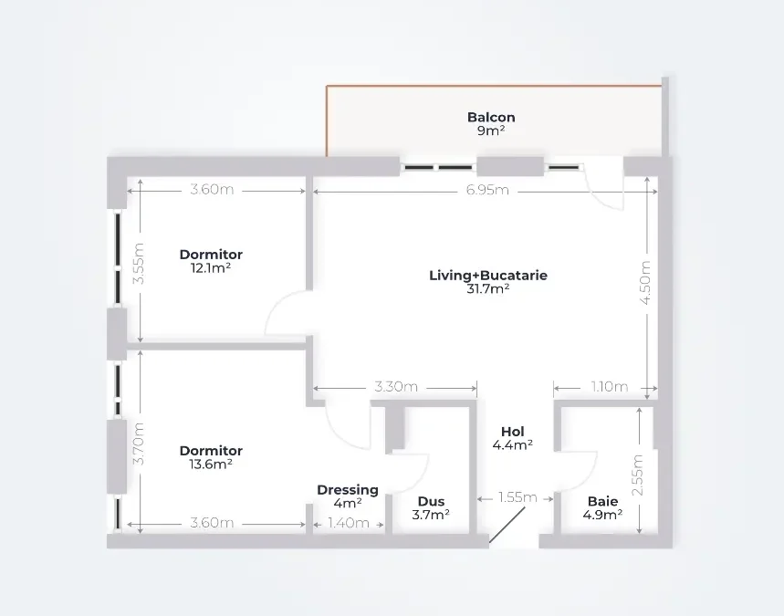 3 Camere TIP 1