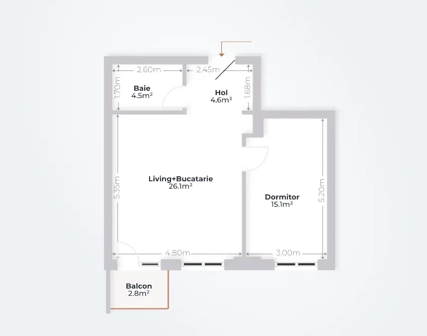 2 Camere TIP 1A